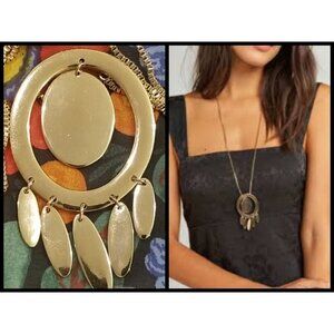 💕SHOW ME YOUR MUMU💕 Gold Nolita Tassel Necklace Boho Chic NWT